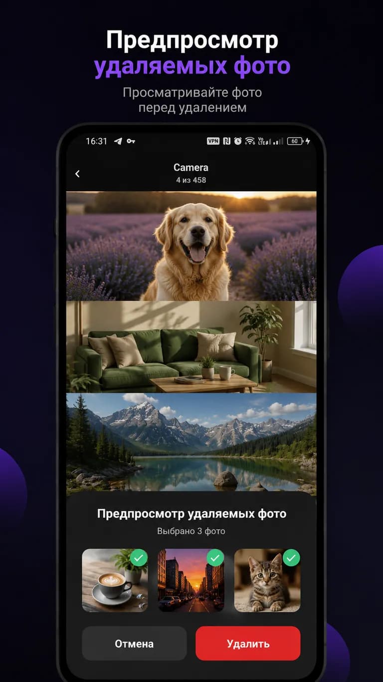 Проект «FlickBin — умная галерея для очистки фотографий», изображение 2